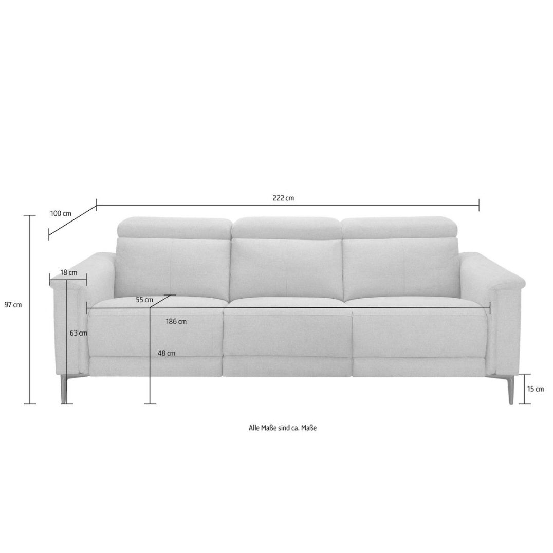 Sofa 3-Sitzer mit Relaxfunktion